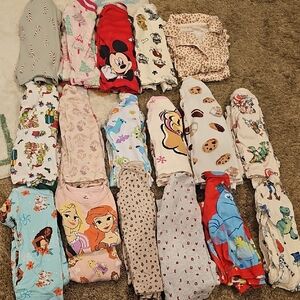 Bundle Of 17  Pairs Toddler Pjs